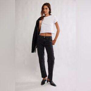 NWT We The Free Risk Taker Mid-Rise Jeans - Main Squeeze
